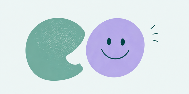 Friendly mint and lavender CordoCare AI characters